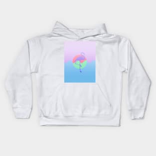 Purple Flamingo Kids Hoodie